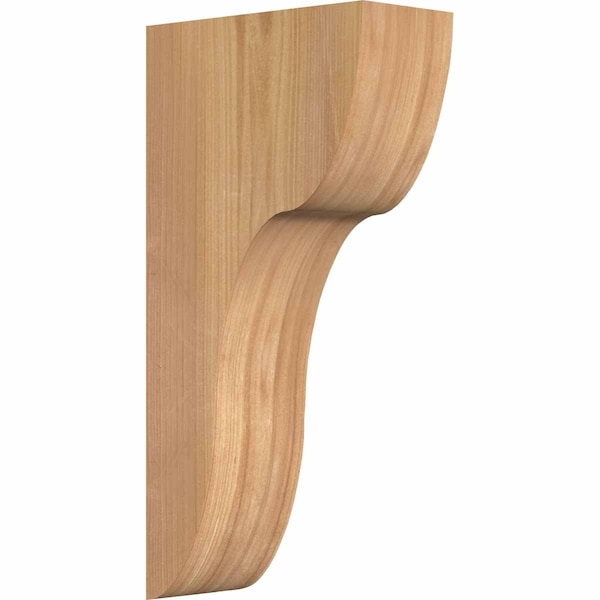 Ekena Millwork Carmel Smooth Corbel, Western Red Cedar, 5 1/2"W x 12"D x 24"H COR06X12X24CAR00SWR - main
